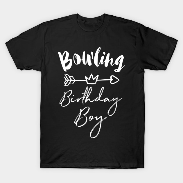 Bowling Birthday Boy T-Shirt by RW